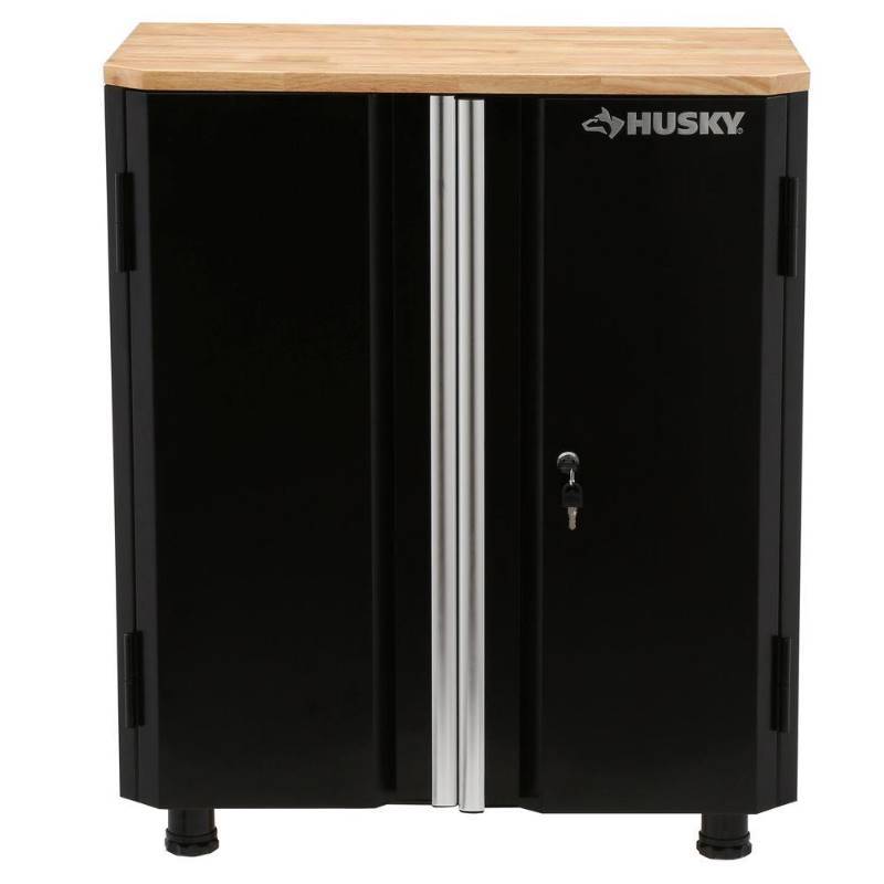 lot 354 image: 32.8 in. H x 28 in. W x 18.3 in. D Steel 2-Door Base Cabinet
