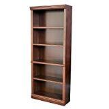 lot 363 image: Hampton Bay Bookcases 5-Shelf Decorative Bookcase in Dark Brown Dark Brown Wood