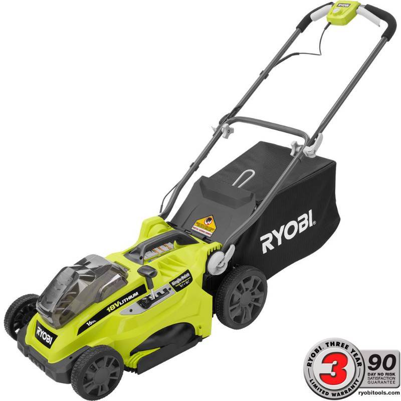 lot 364 image: 16 in. One 18-Volt Lithium-Ion Cordless Lawn Mower - Battery and Charger Not Included