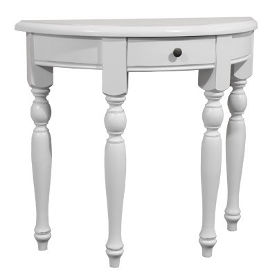 lot 346 image: White Crescent Table