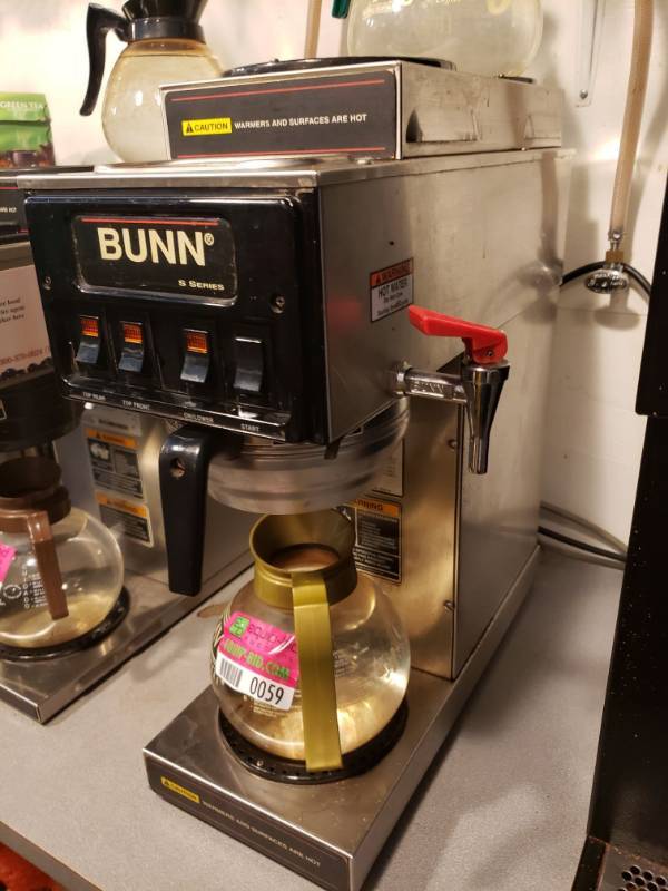 BUNN-O-MATIC - DUAL SH - SOFT HEAT COFFEE BREWER - GRINDER INTER [16764] -  $995.00 : A-Z Restaurant Equipment, Buy - Sell - Trade