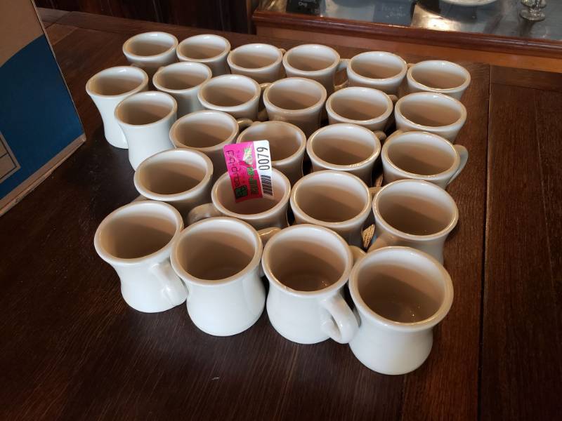 lot 79 image: (25) Ceramic Coffee Mugs