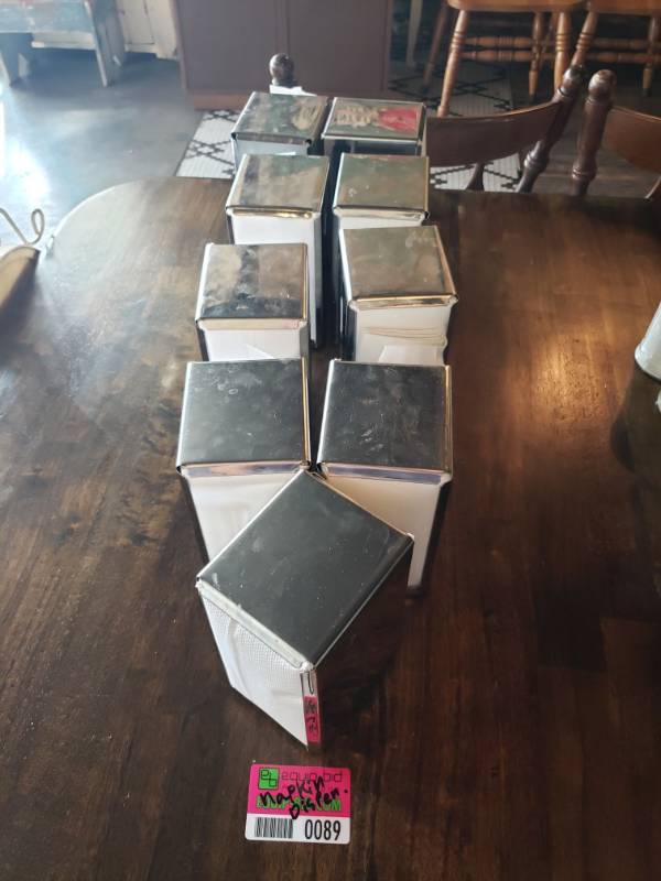 lot 89 image: (9) Napkin Dispensers