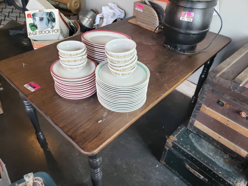 lot 107 image: Wooden Table