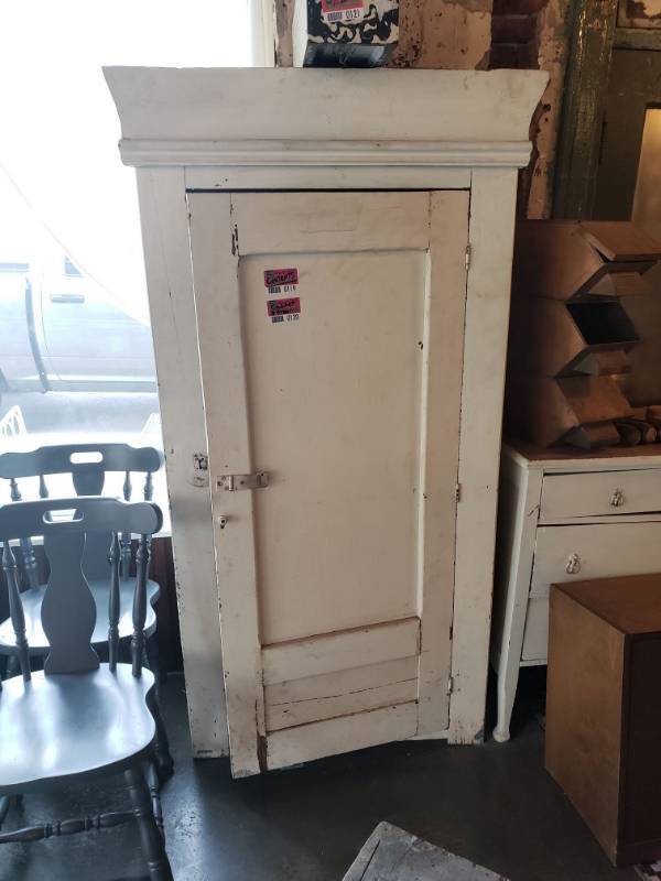 lot 120 image: Antique Wood Cabinet