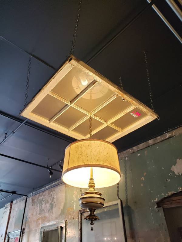 lot 144 image: Custom Hanging Light