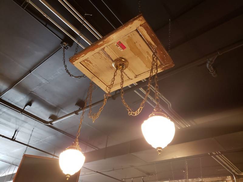 lot 147 image: Custom Hanging Light