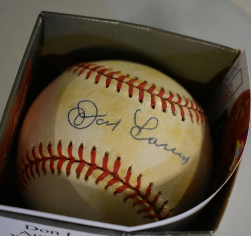 lot 1230 image: Don Larsen Autographed Rawlings Official National League Baseball w JSA COA