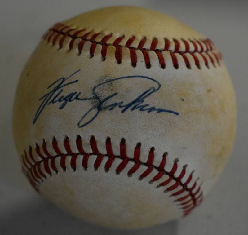 lot 1234 image: Ferguson Jenkins Autographed Rawlings Official National League Baseball w JSA COA