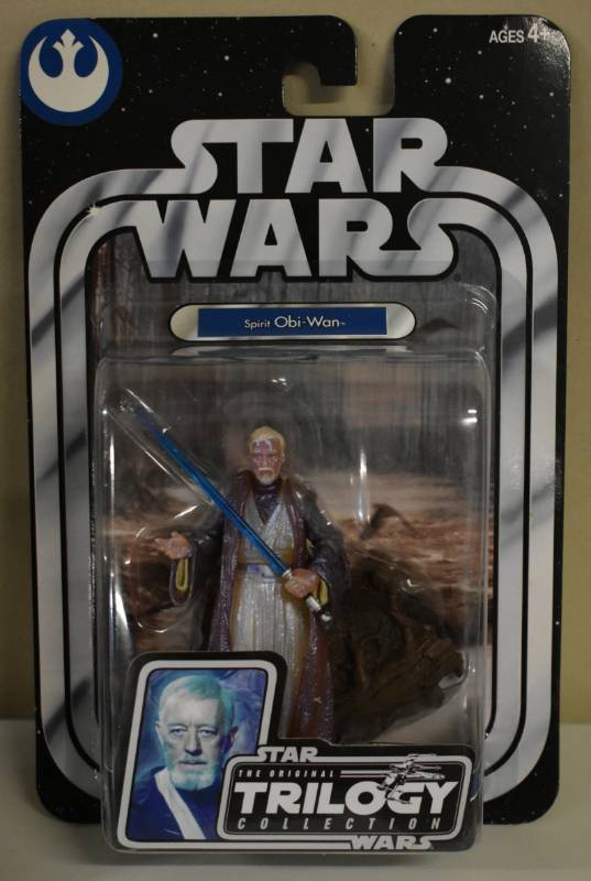 lot 1190 image: New In Package Star Wars Spirit Obi-Wan Trilogy Collection Action Figure