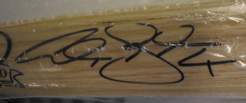 lot 1004 image: Signed Alex Gordon Full Sized Baseball Bat With 2015 World Series Champions Kansas City Royals Engraving & James Spence (JSA) Authentication