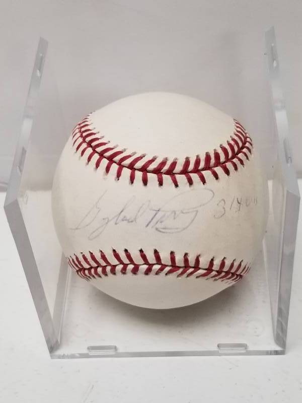 lot 1221 image: Gaylord Perry Autographed Rawlings Official National League Baseball HOFer w COA