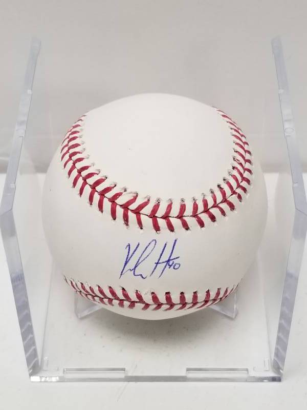 lot 1226 image: Kelvin Herrera Autographed Rawlings Official 2015 World Series Baseball w JSA COA