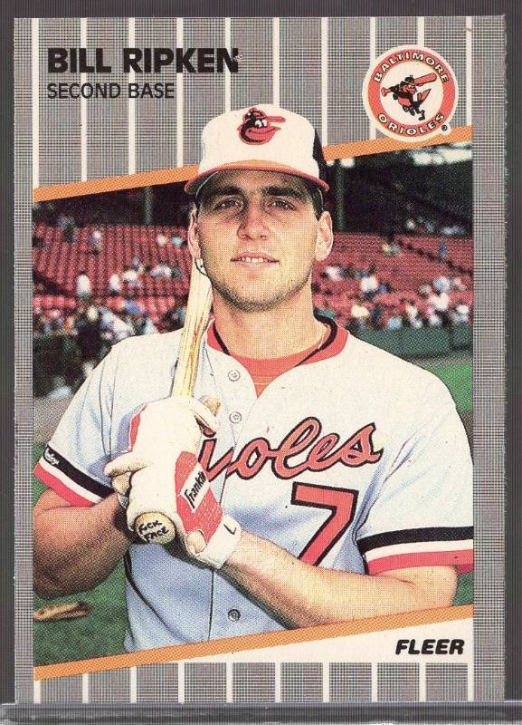 lot 1295 image: 1989 Fleer Billy Ripken #616 Error Card Original F%K Face Vulgar HOT