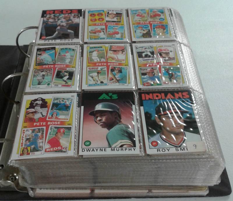 lot 1050 image: MINT Complete 1986 Topps Master Set with Complete 792 Regular Set, Set of Box Bottoms, Set of Glossy ll-Stars, Set of Minis, Set of Jumbos, and Traded Set With Bo Jackson & Barry Bonds Rookies