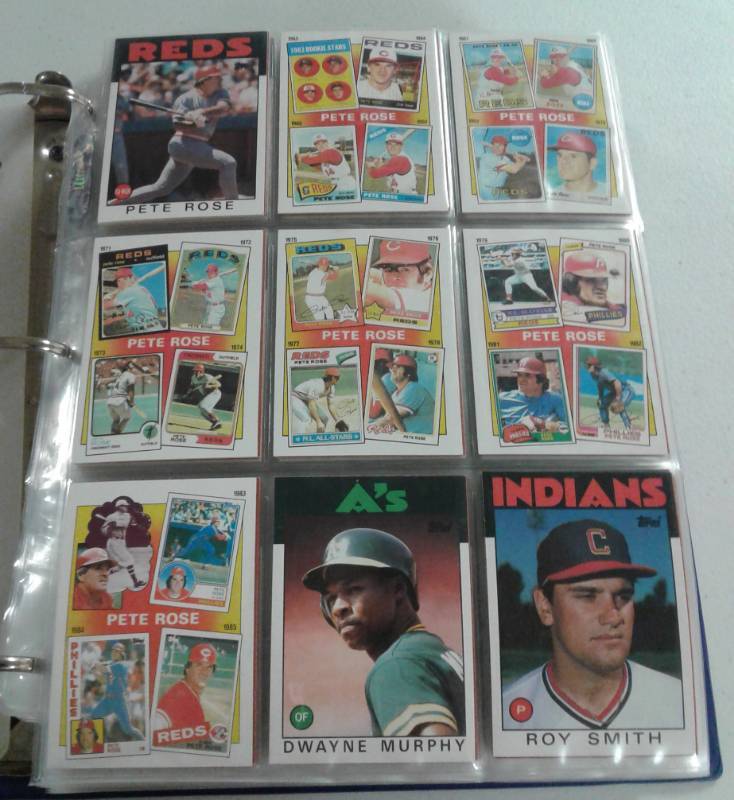 lot 1062 image: Complete Mint 1986 Topps Baseball Card Set #1-792 in Mint Condition in Great Binder