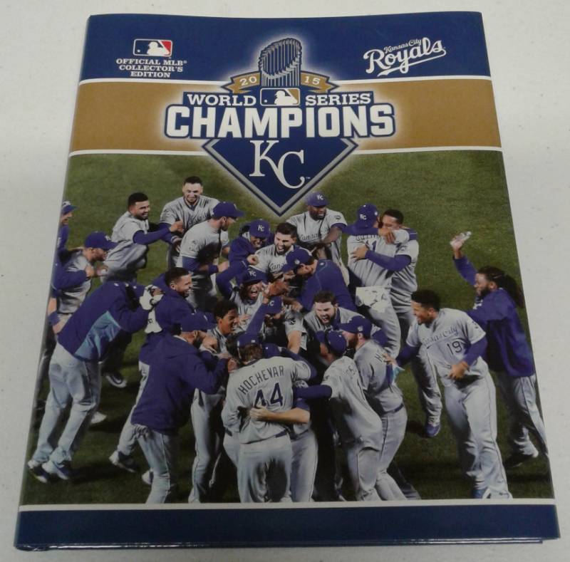 lot 1069 image: Official 2015 World Series Champions Kansas City Royals Collectors Edition Hardback Book