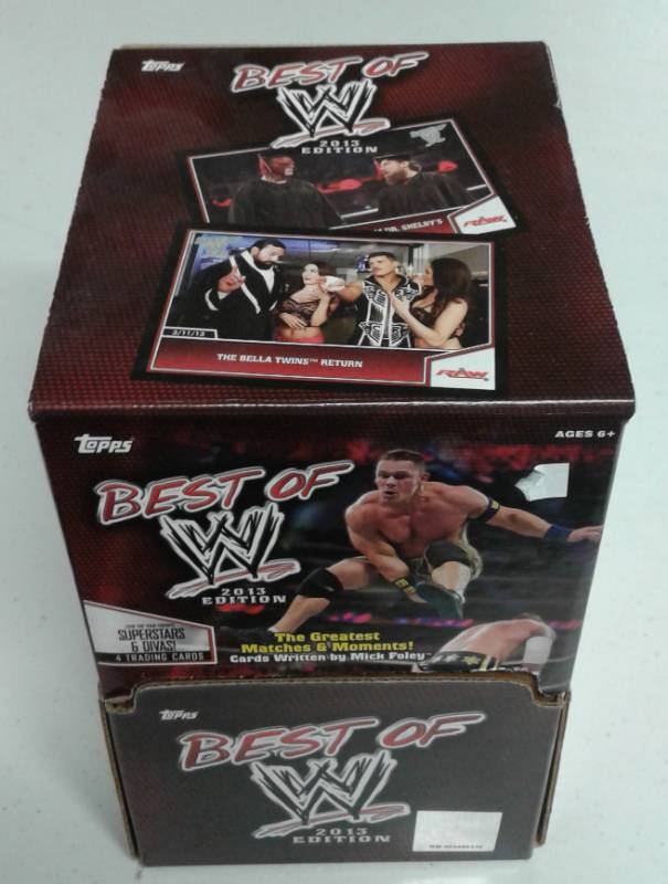 lot 1079 image: Brand New Sealed 2013 Topps World Wrestling Entertainment WWE 60 Sealed Packs of Trading Cards - 240 Cards Total
