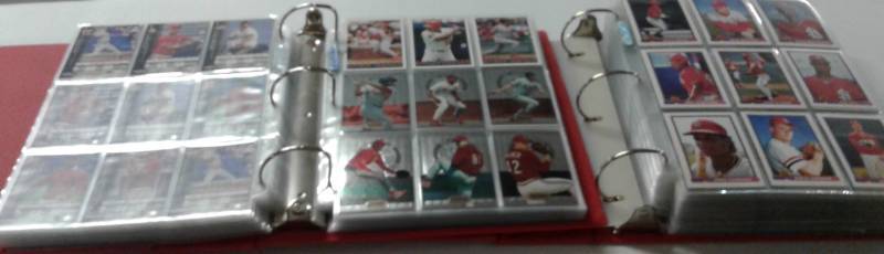 lot 1085 image: Large Lot of Close to 1,000 St Louis Cardinals of Mostly 1990s Cards With Premium Trading Card Sets
