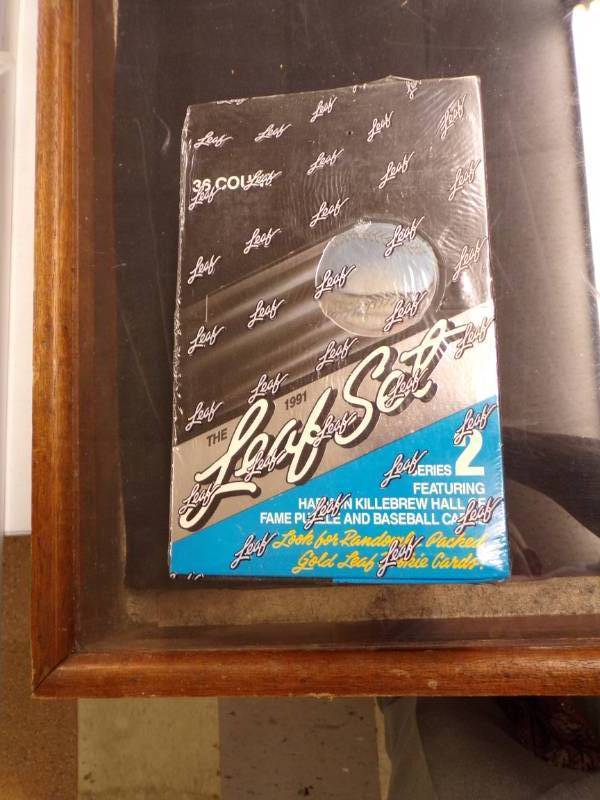 lot 6042 image: 91 LEEF BASEBALL WAXPACK - UNOPENED