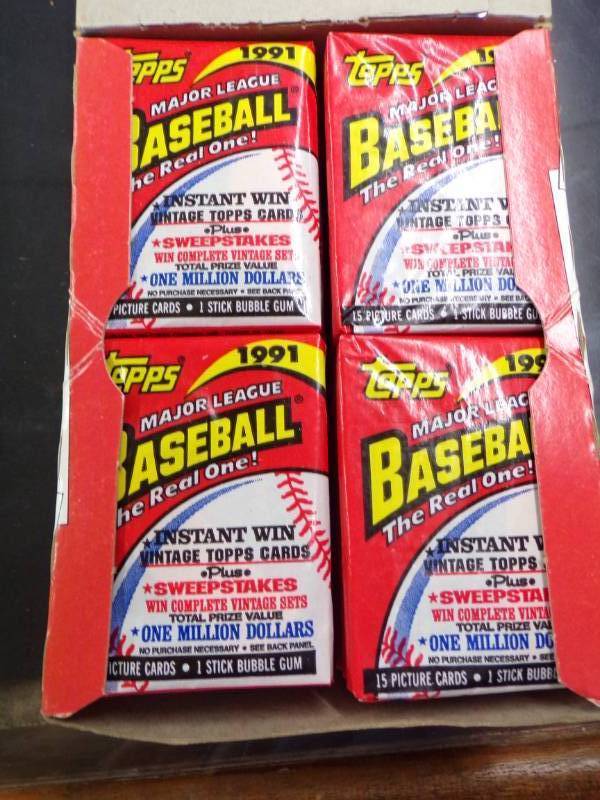 lot 6044 image: TOPPS 40 YEARS OF BASEBALL BUBBLE GUM PACKS