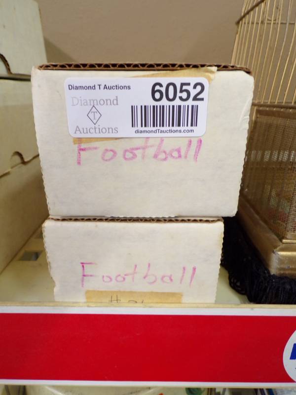 lot 6052 image: 2 BOXES FOOTBALL CARDS