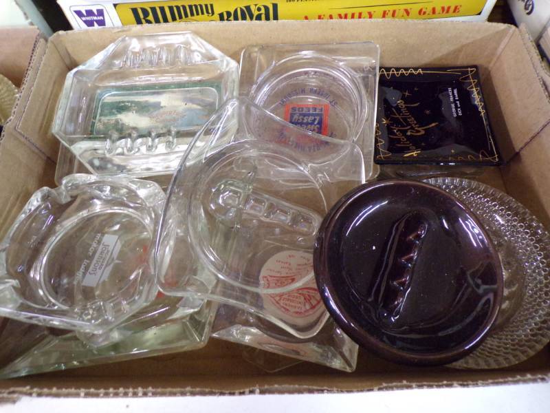 lot 6077 image: MIXED AD ASHTRAYS