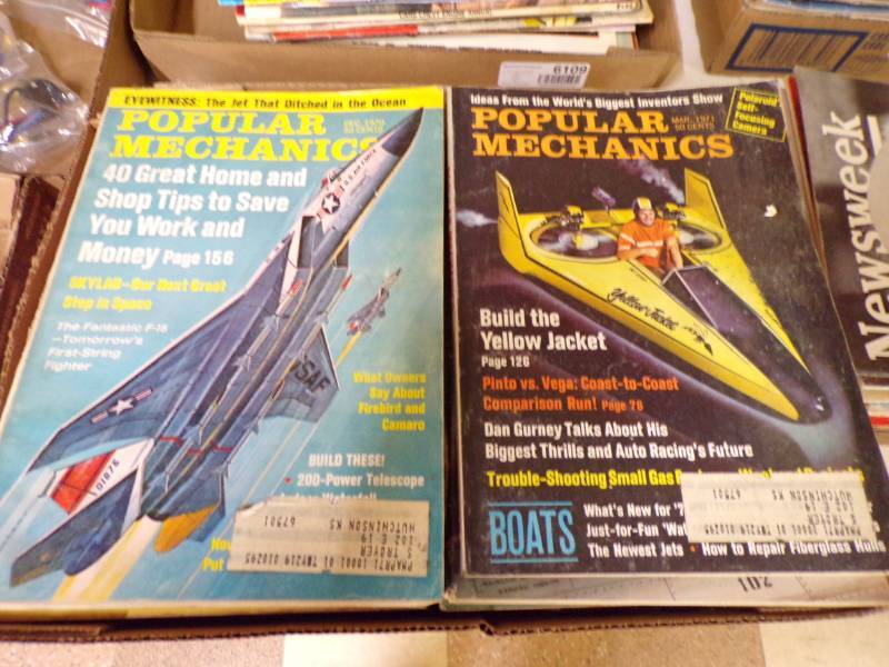 lot 6103 image: POPULAR MECHANICS MAGAZINES