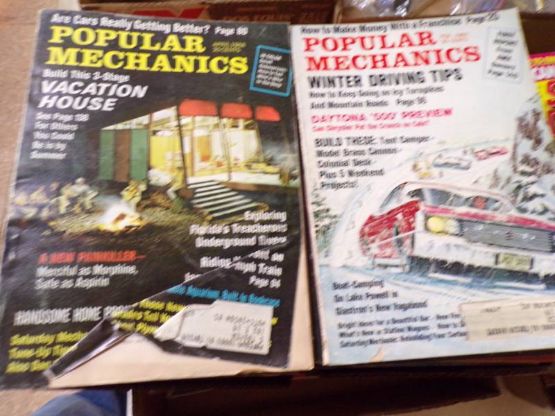 lot 6104 image: POPULAR MECHANICS MAGAZINES