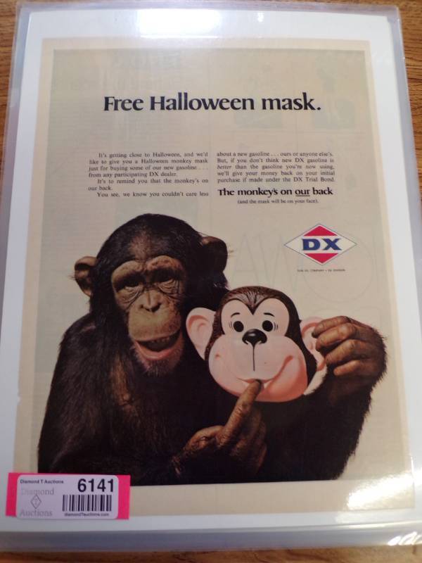 lot 6141 image: VINTAGE FUEL ADS - LAMINATED