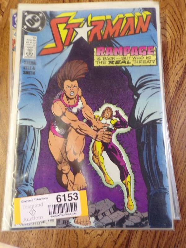 lot 6153 image: STARMAN COMICS