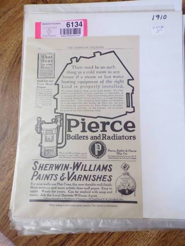 lot 6134 image: VINTAGE HOME MAINTENANCE ADS - IN PLASTIC