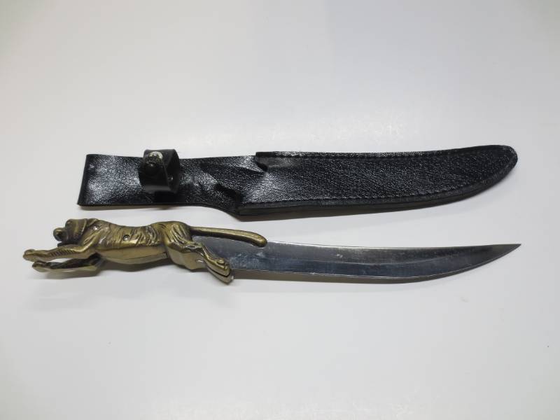 lot 1129 image: Decorative Stainless Steel KnifeDagger