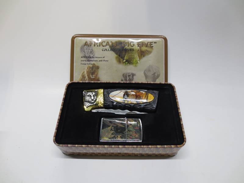 lot 1145 image: African Big Five collector knives