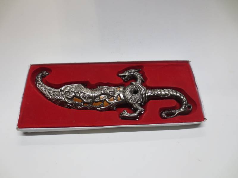 lot 1158 image: Decorative Stainless Steel KnifeDagger