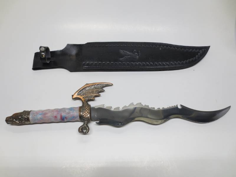 lot 1235 image: Decorative Stainless Steel Sword