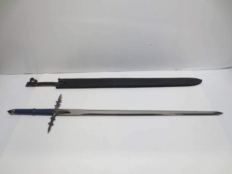 lot 1206 image: Decorative Stainless Steel Sword