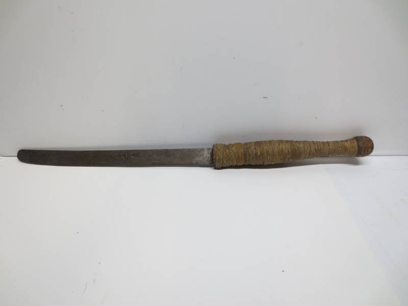 lot 1222 image: Sword with wooden handle