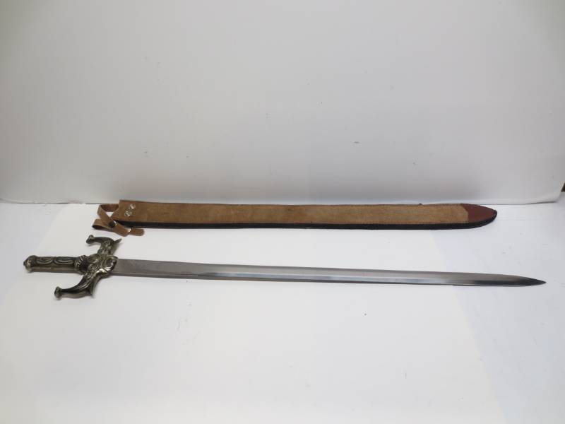 lot 1224 image: Decorative Stainless Steel Sword