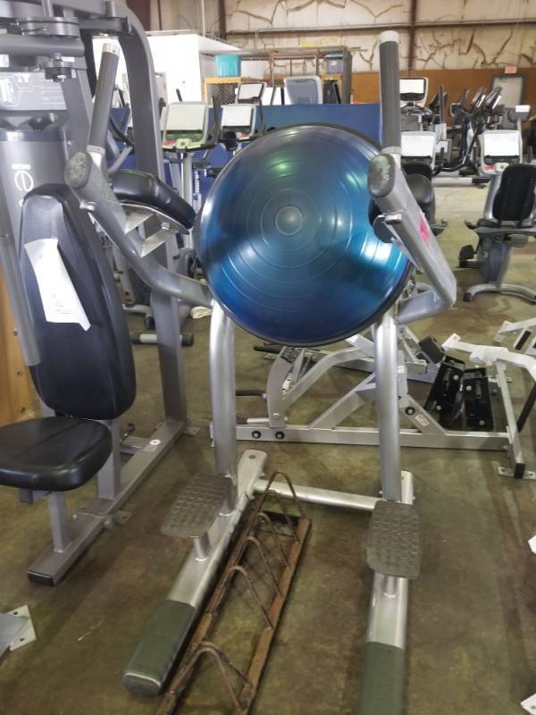 lot 3575 image: Life Fitness Leg Raise Bosu Ball