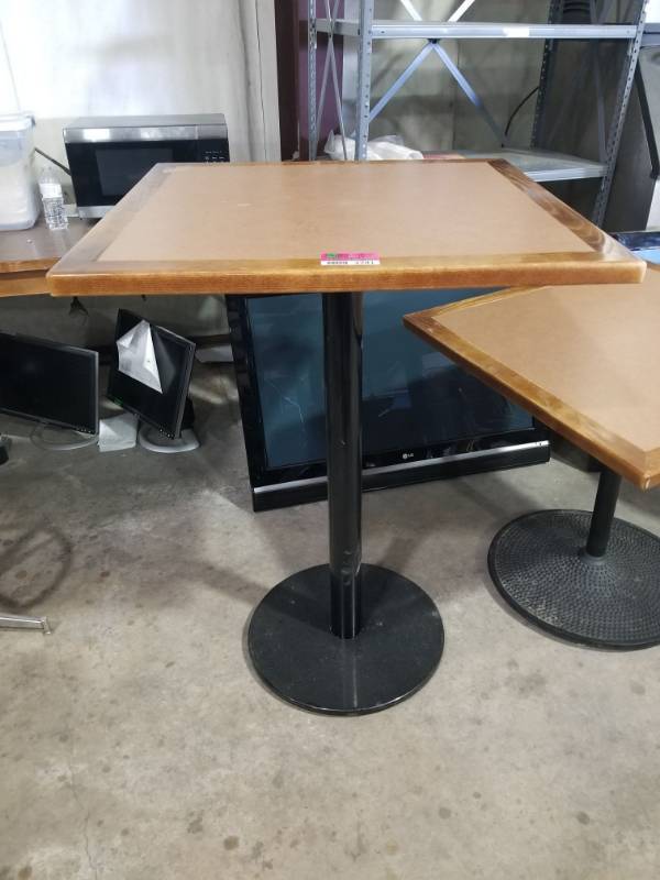 lot 4284 image: High Top Wood Table