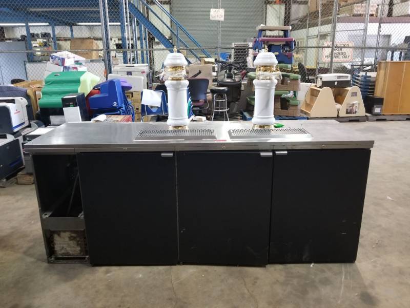 lot 4349 image: Perlick 3 Keg Cooler DS84BLT
