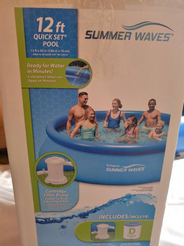 Summer Waves Pool 12 ft Quick Set Ring buy