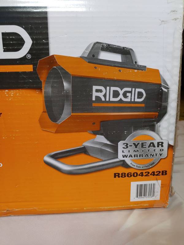 Forced Air Propane Heater >> Ridgid R8604242b 18-volt 60k Btu Hybrid Forced Air Propane Portable Heater | Butler MO Tons of ... Forced Air Propane Heater >> Ridgid R8604242b 18-volt 60k Btu Hybrid Forced Air Propane Portable Heater | Butler MO Tons of ...