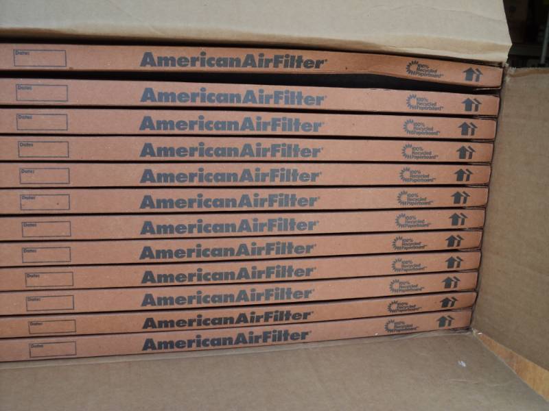 lot 7742 image: (1) Case AAF Flanders 220-371-051 Strata Filter 14 x 20 x 1, (12) in case