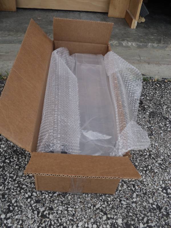 lot 7749 image: (1) box tray C display rack parts, (10) pieces, 2-18 x 21-14 x 3-14