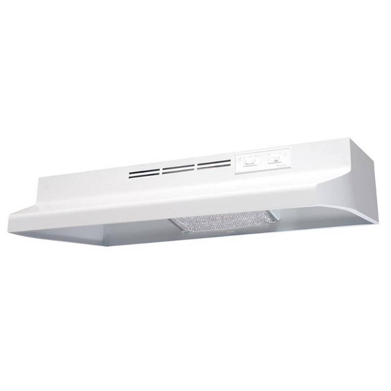 lot 7745 image: (1) Air King 30 (76,2 CM) Range Hood Model AD1303, white, shipping damage, hood is dented on front-pictured