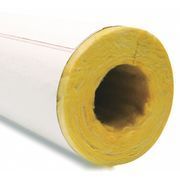 lot 6890 image: (16) ct box Owens Corning SSLII w ASJ MAa Fiberglass pipe insulation 4-14 diameter x 36 long
