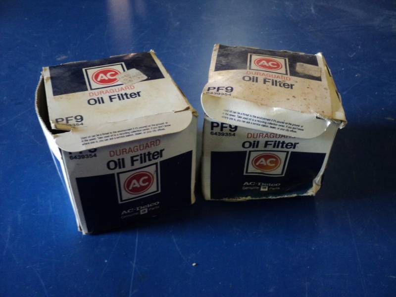 lot 7004 image: (2) ct lot AC Duraguard Oil Filters PF9