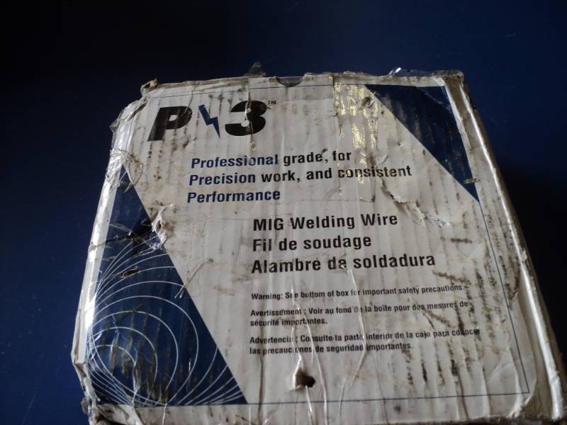 lot 7770 image: (1) 11 # roll P3 professional Grade MIG Welding Wire AWS A5.18